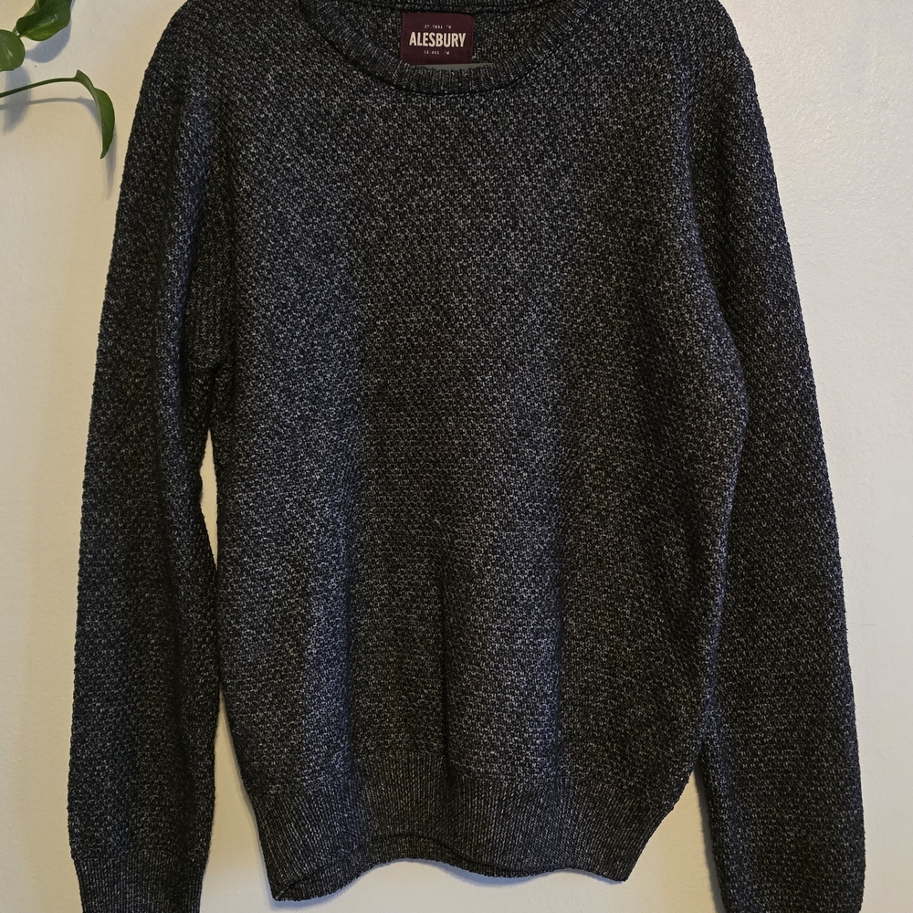 Men's Gray Knitted Sweater